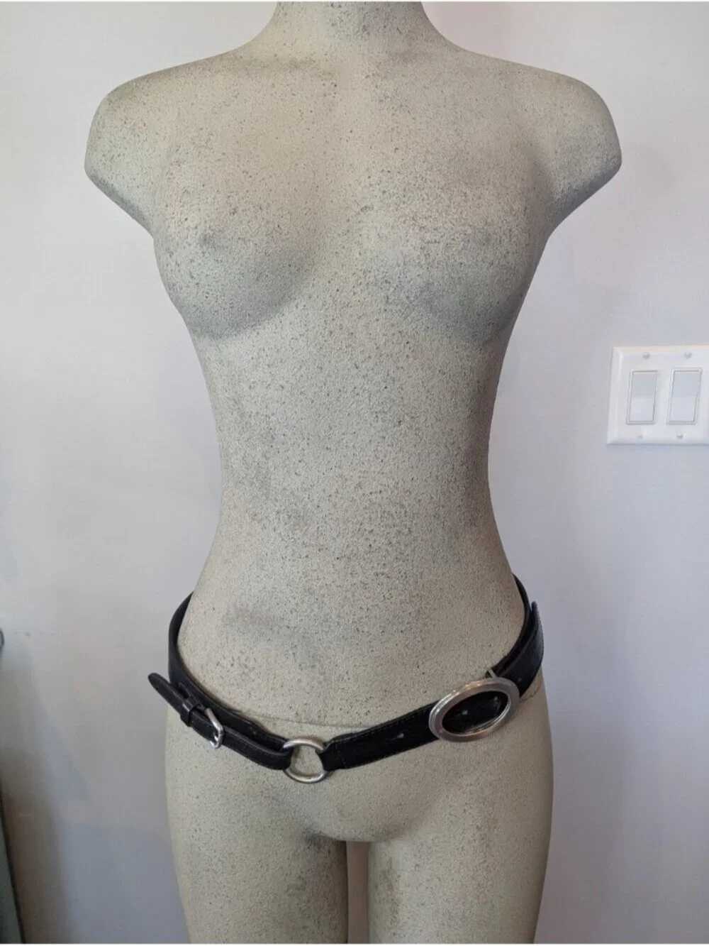 Y2K Vintage Jacob Leather Hip Belt Convertible Waist Belt, Made In Canada Size S